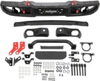 2018–2026 Jeep Wrangler JL and Gladiator JT 10th Anniversary front bumper assembly with all components on white background