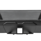 close-up of hitch on 2018–2026 Jeep Wrangler JL modular rear bumper