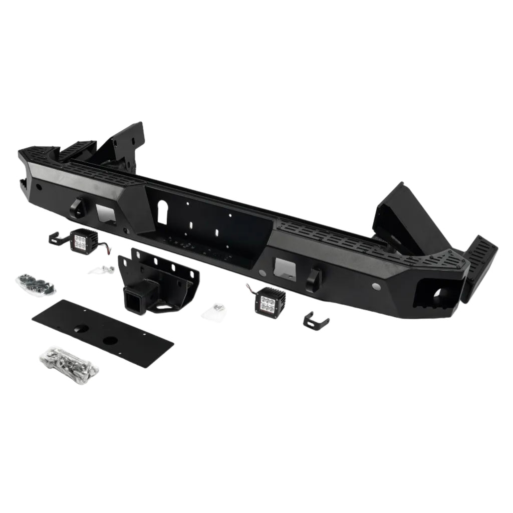 2020–2026 Jeep Gladiator JT off-road rear bumper on white background