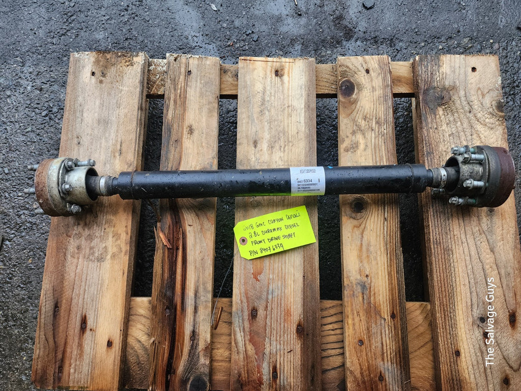 18 GMC CANYON COLORADO 2.8 DURAMAX FRONT DRIVE PROP SHAFT 84076334 70K 15-19