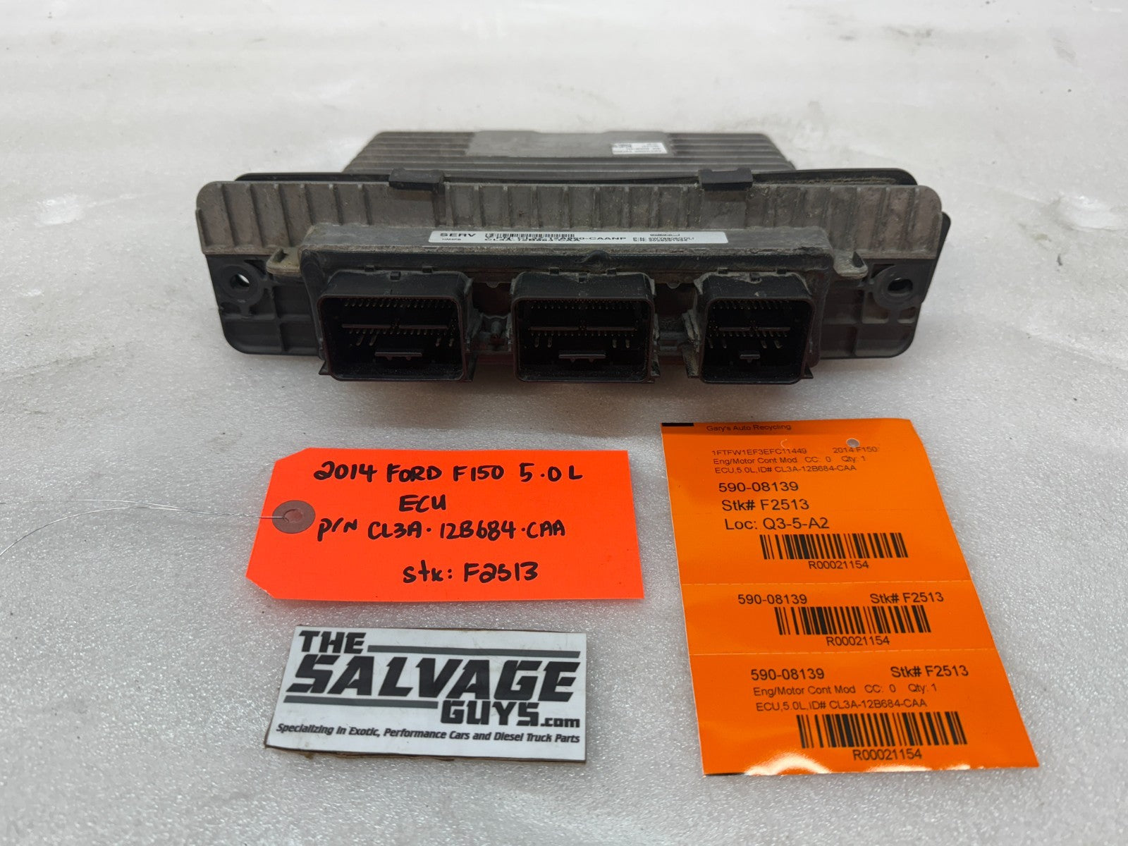 13 14 FORD F150 5.0 V8 ENGINE COMPUTER ECU ECU EL3T-19C107-BC