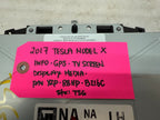 16-20 TESLA MODEL X S GPS NAVIGATION MEDIA TOUCH SCREEN MCU 1450737-00-B