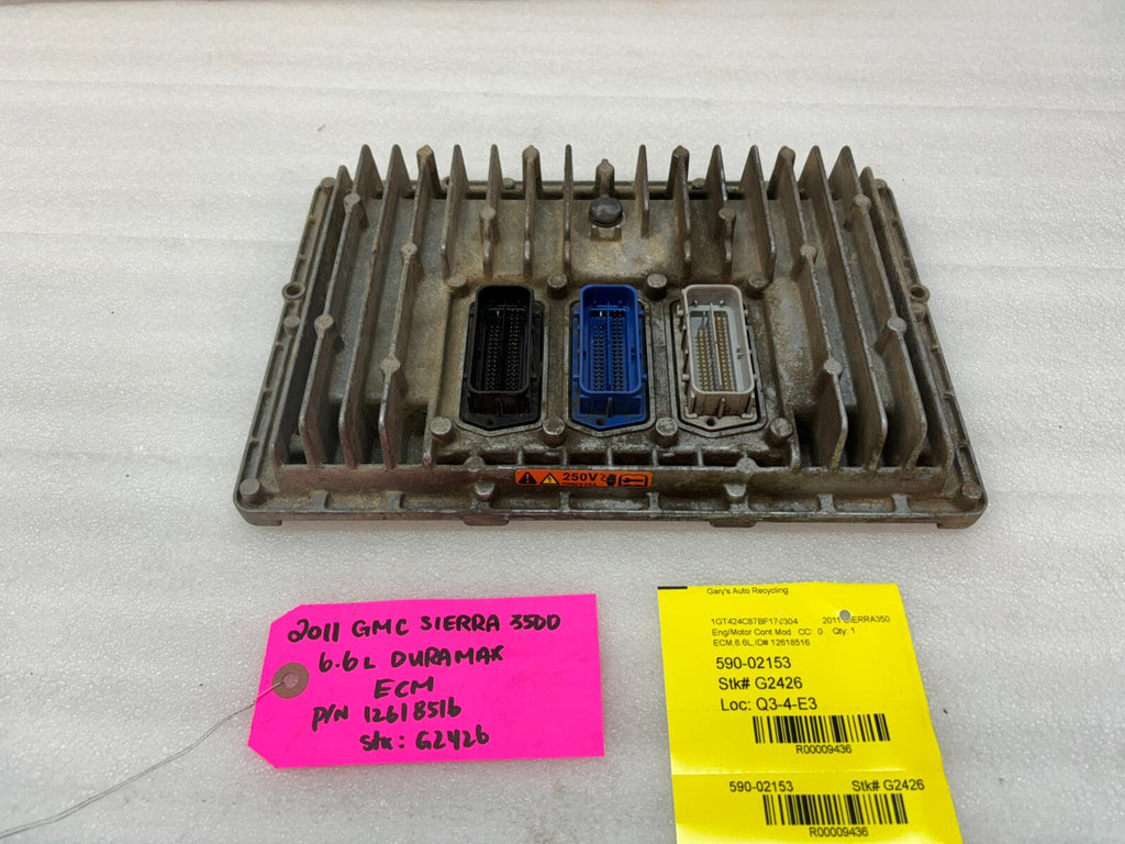 11-14 Chevrolet GMC 2500HD DURAMAX 6.6 LML OEM ENGINE COMPUTER ECU ECM 12618516
