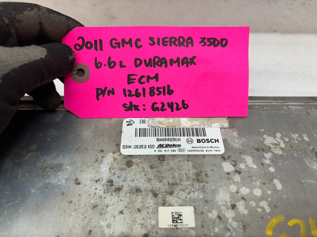 11-14 Chevrolet GMC 2500HD DURAMAX 6.6 LML OEM ENGINE COMPUTER ECU ECM 12618516