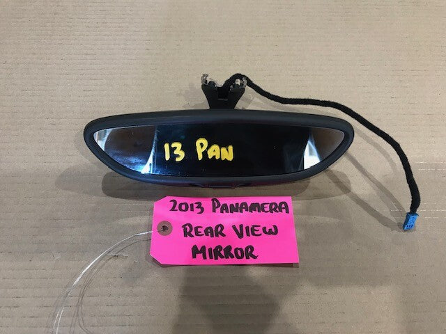 10-16 PORSCHE PANAMERA 970 OEM REARVIEW MIRROR AUTO DIMMING