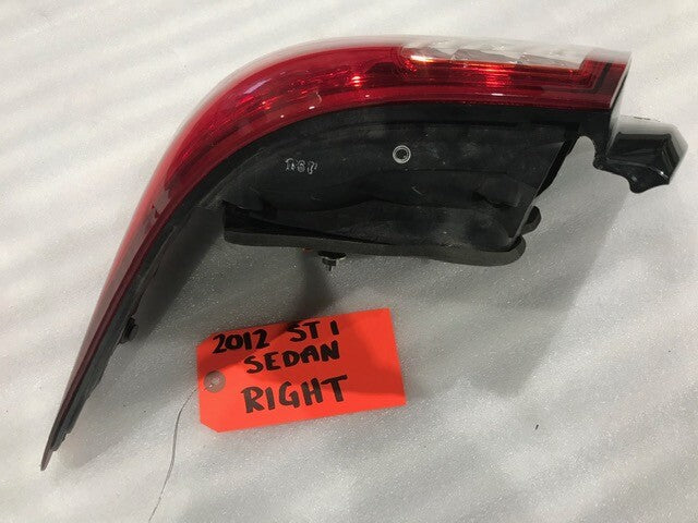 2012 SUBARU IMPREZA STI LEFT RIGHT OEM TAILLIGHTS SEDAN 08-14 42K