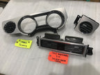 12 FORD MUSTANG 5.0 GT OEM SILVER ALUMINUM INTERIOR DASH TRIM 11 12 13 14