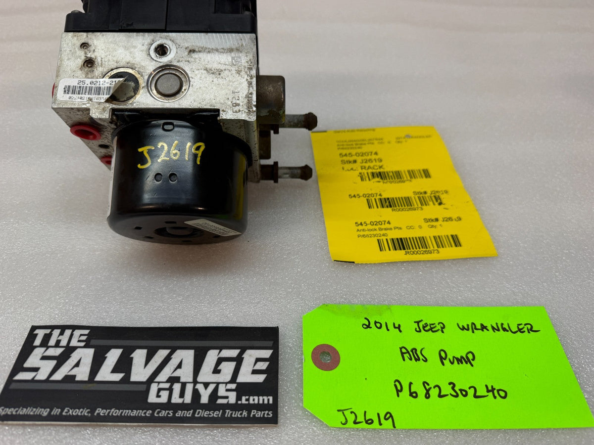 12 13 14 JEEP WRANGLER JK JKU OEM ABS ANTI LOCK BRAKE PUMP MODULE P6823024AA