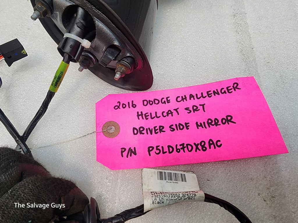 16 DODGE CHALLENGER HELLCAT SRT POWER LEFT SIDE MIRROR 15-19 2K!!!