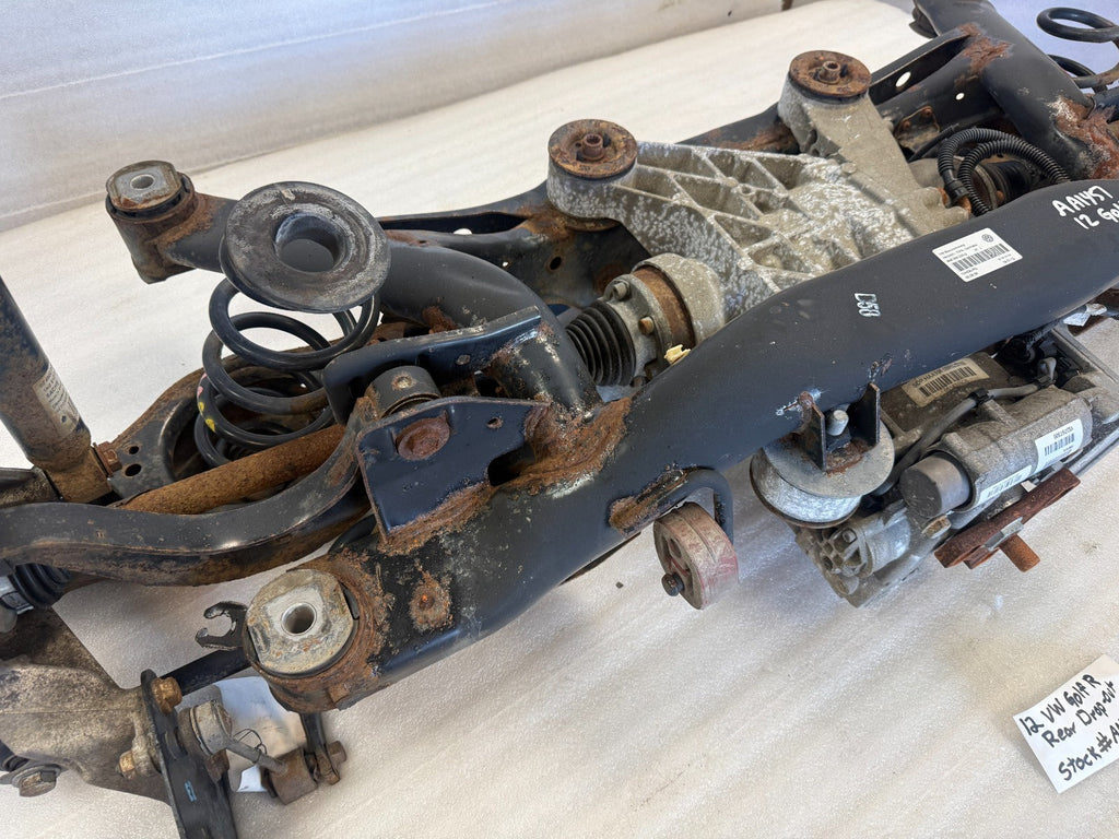 12 VOLKSWAGEN GOLF R MK6 REAR SUSPENSION DROP OUT HALDEX DIFFERENTIAL 10-14