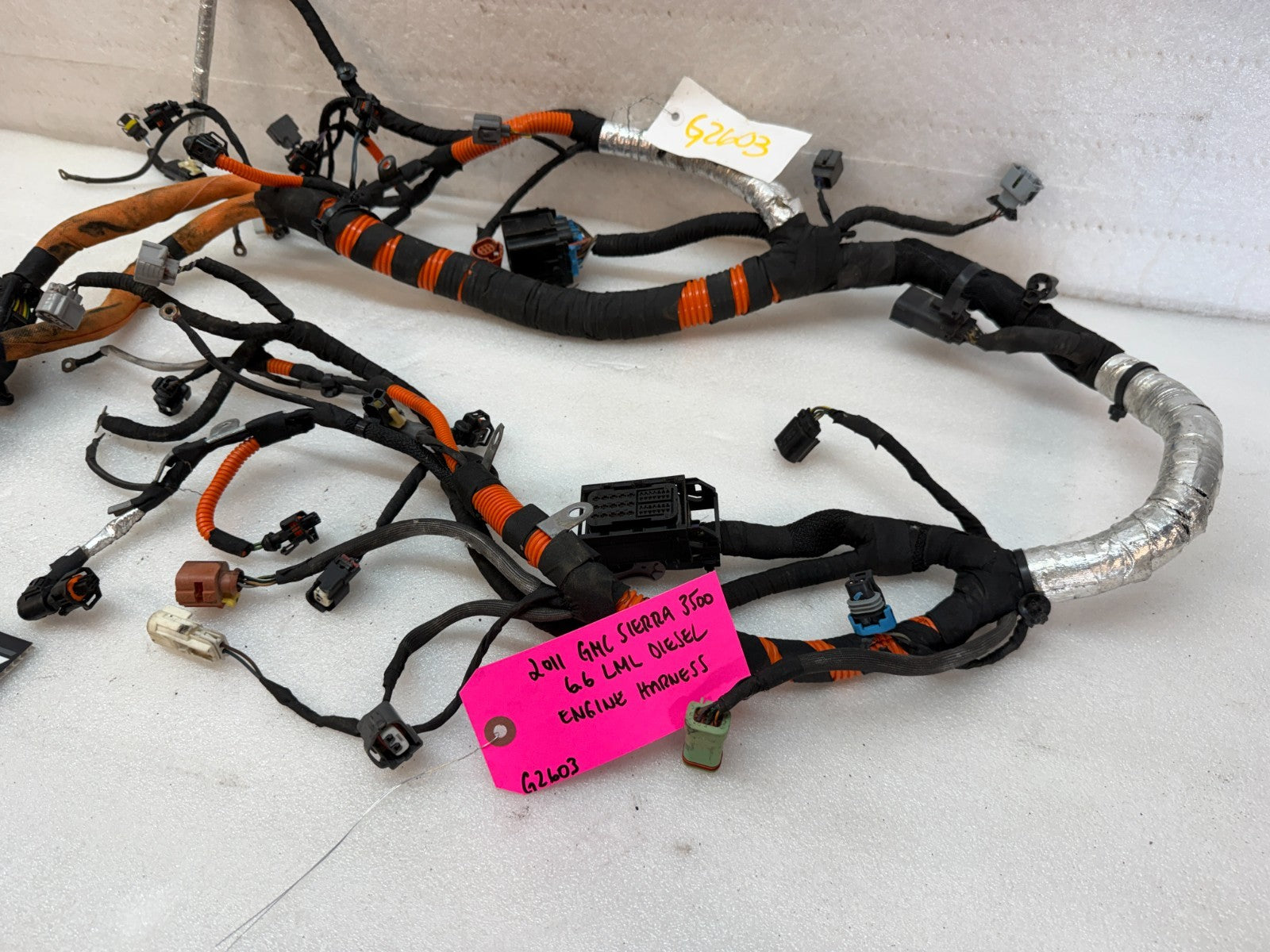 11 GMC SIERRA CHEVROLET SILVERADO 3500HD DURAMAX 6.6 LML ENGINE WIRING HARNESS