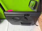 06 JEEP WRANGLER TJ LJ OEM FULL HARD DOORS COMPLETE KEY MIRRORS BLACK 97-06