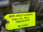 05 CHEVROLET GMC SIERRA SILVERADO 2500HD 4wd ALLISON 5SP AUTO TRANSMISSION LLY
