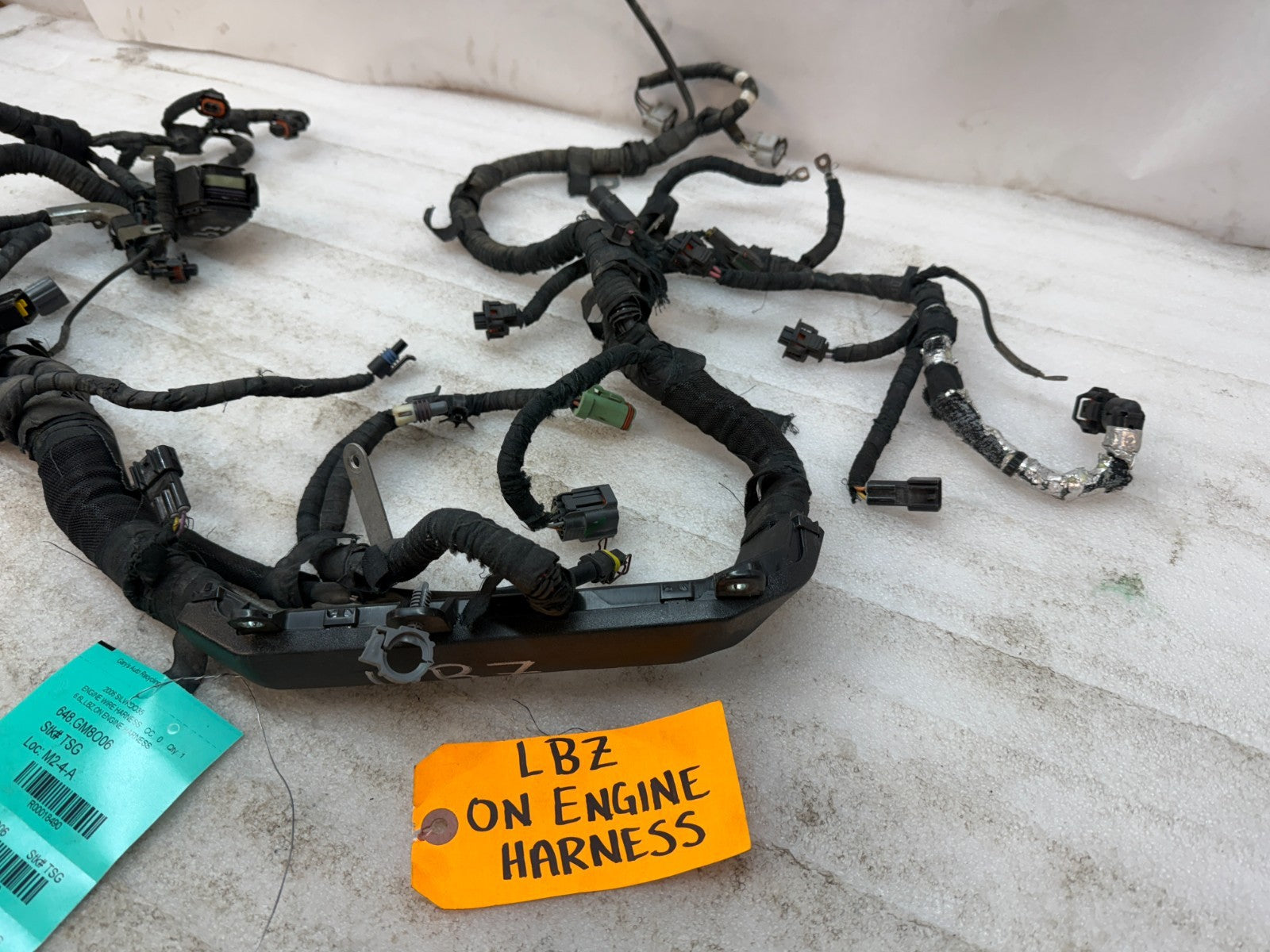 06 07 GMC CHEVROLET 2500HD DURAMAX 6.6 LBZ ENGINE MOTOR WIRING HARNESS LOOM