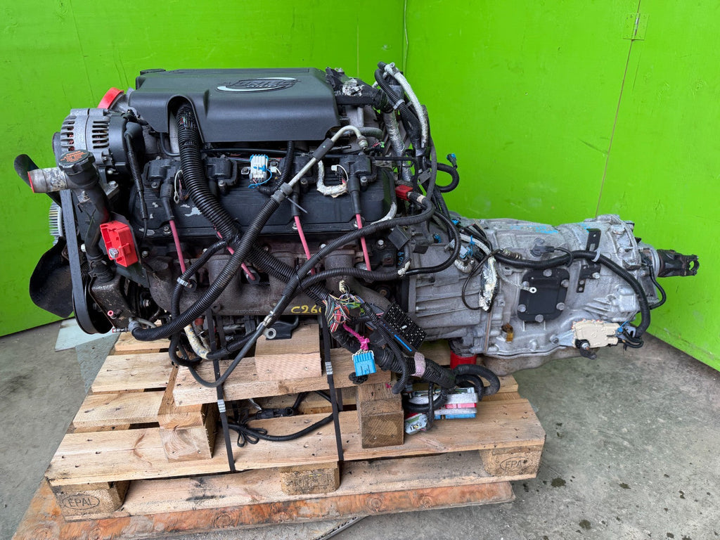 01-03 CHEVROLET GMC 8.1 VORTEC ALLISON 2WD ENGINE TRANSMISSION COMPLETE SWAP