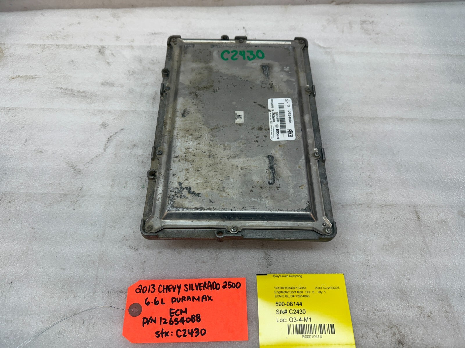 13 14 Chevrolet GMC 2500HD DURAMAX 6.6 LML OEM ENGINE COMPUTER ECU ECM 12654088
