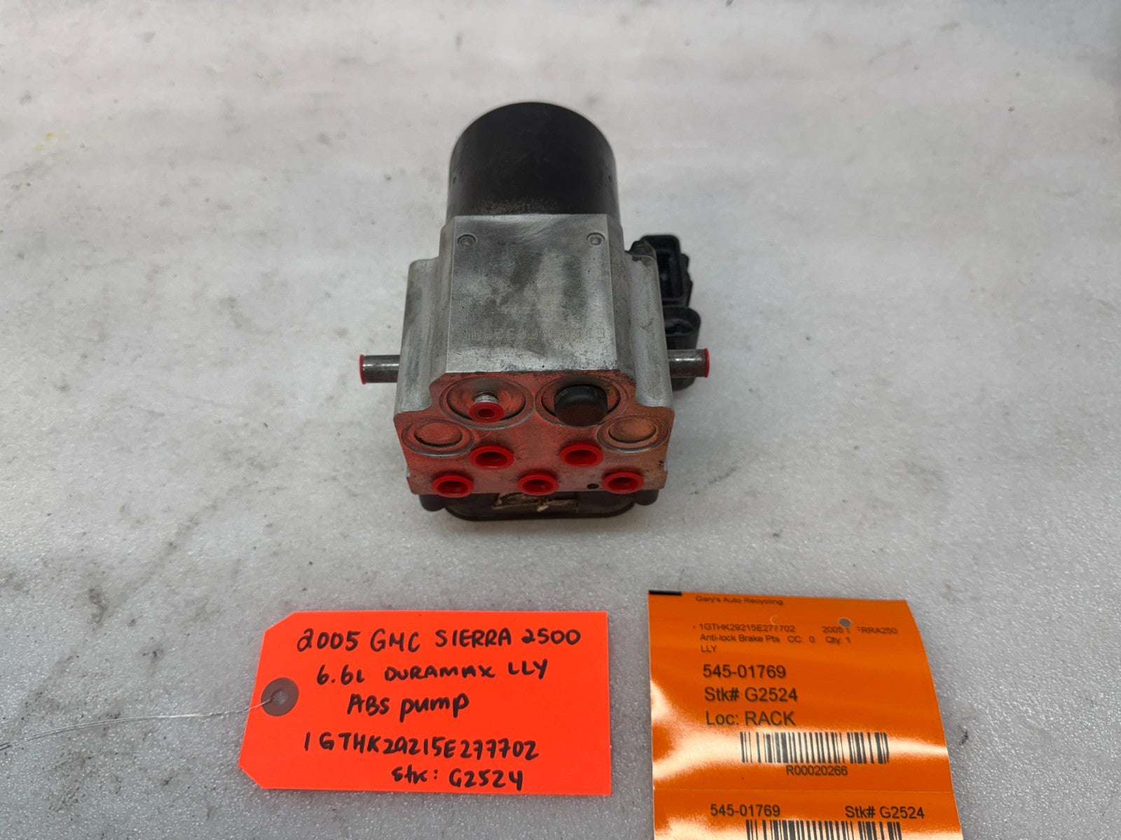 03-07 Chevrolet GMC SILVERADO 2500 6.6 ABS ANTI LOCK BRAKE PUMP MODULE 13567131