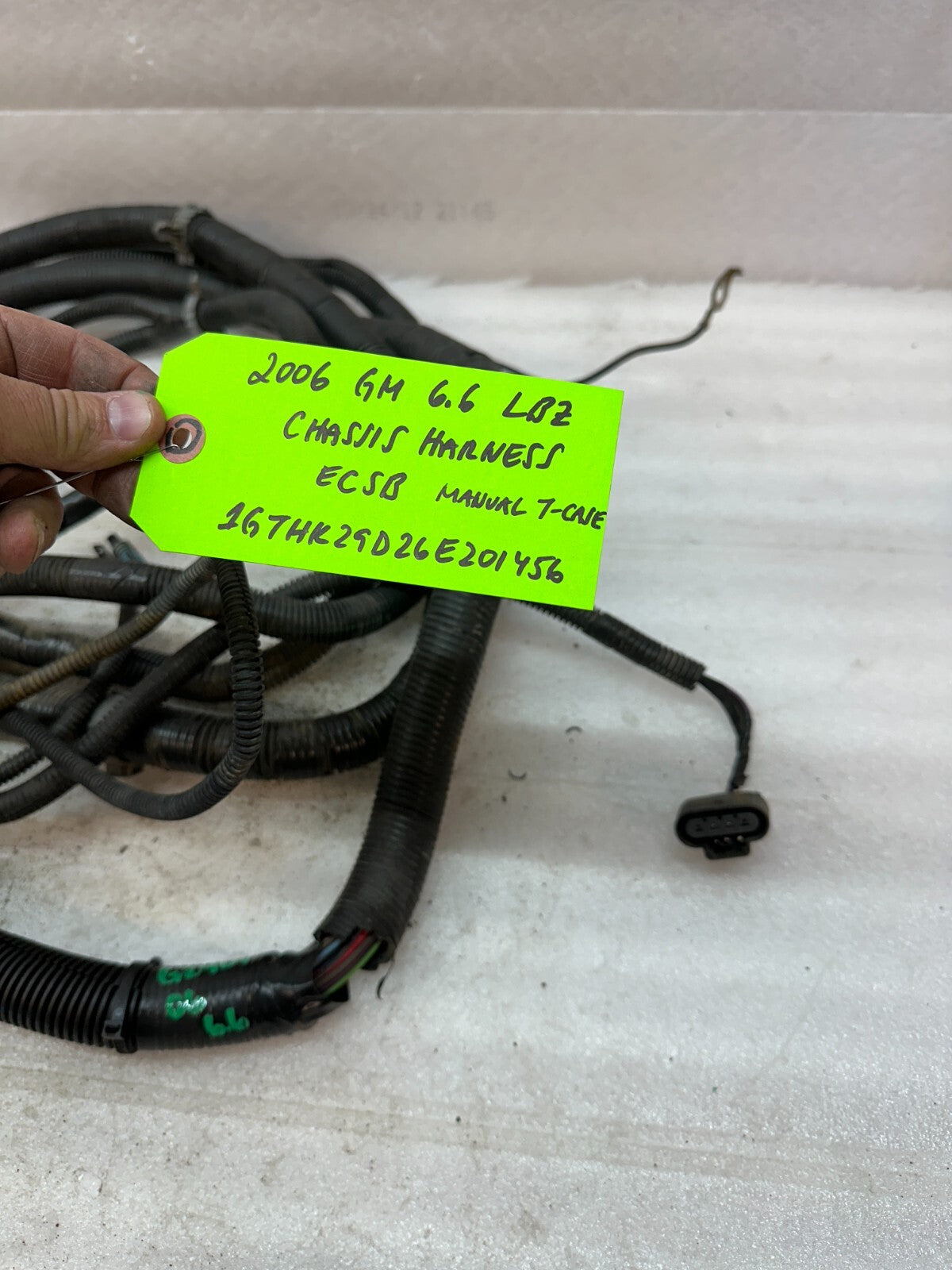 06 07 Chevrolet GMC 2500HD 3500 4wd EXT CAB SHORT BOX CHASSIS WIRING HARNESS