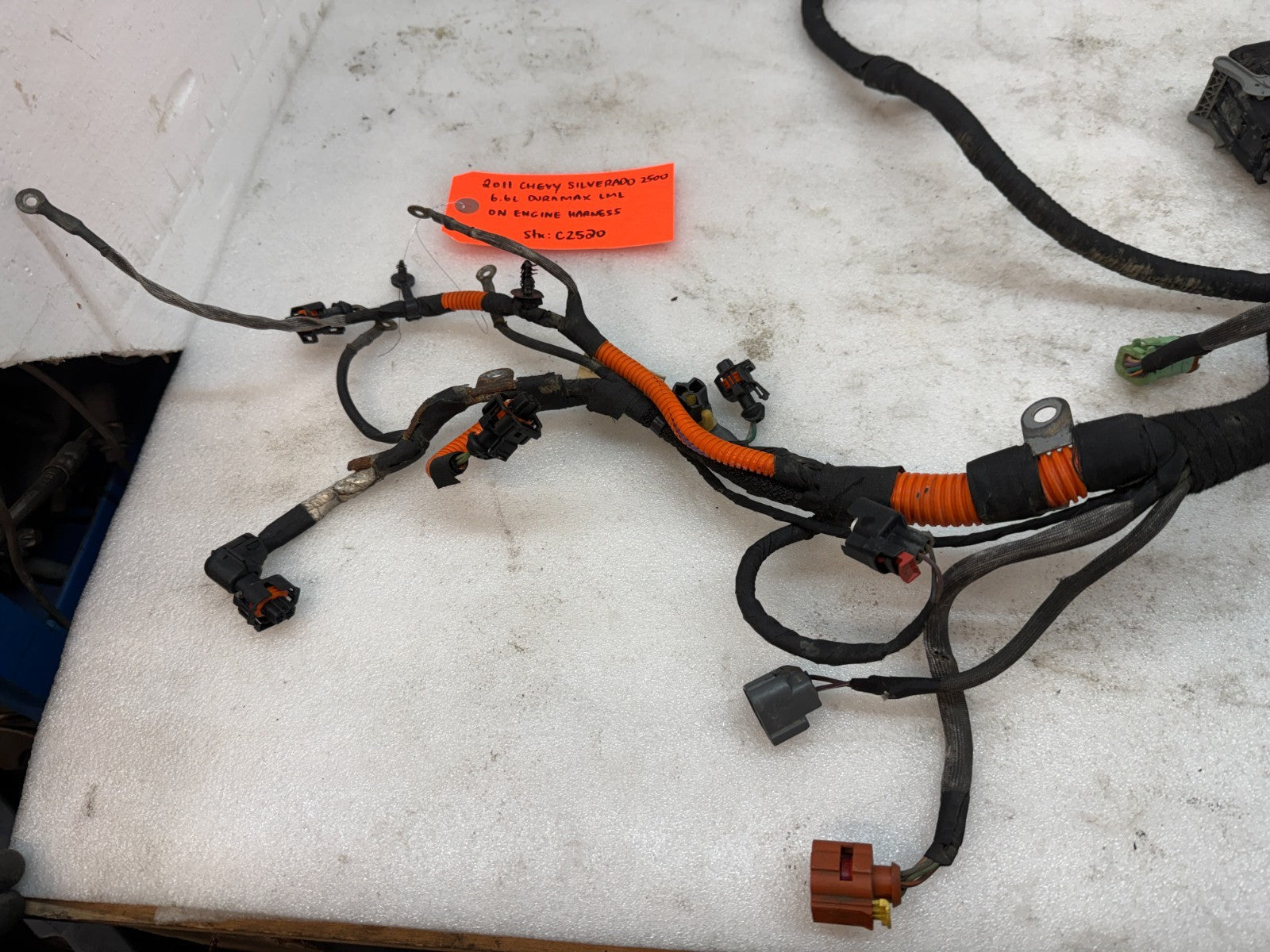 11 GMC SIERRA CHEVROLET SILVERADO 3500HD DURAMAX 6.6 LML ENGINE WIRING HARNESS