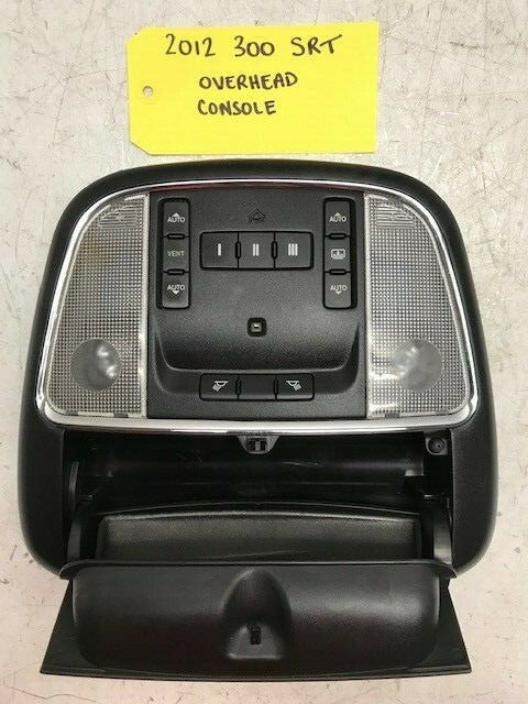 12 CHRYSLER 300 SRT SRT-8 OEM OVERHEAD CONSOLE MAP DOME LIGHT HOMELINK 11-14