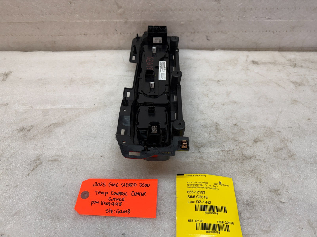 24 25 Chevrolet GMC 3500hd SIERRA DASH HEATER AC CONTROL PANEL 85099018