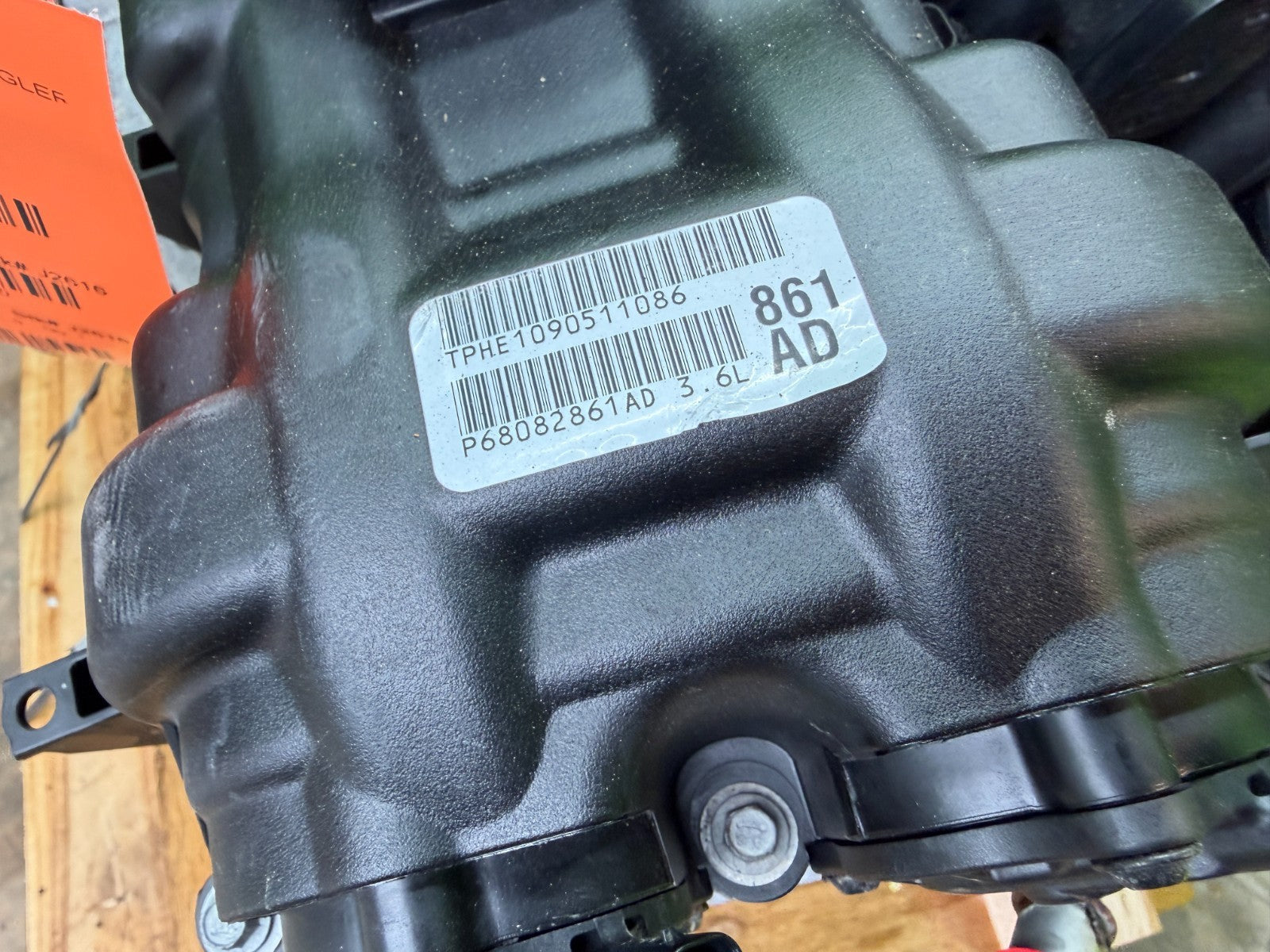 15 JEEP WRANGLER JK 3.6 COMPLETE ENGINE MOTOR ASSEMBLY 14-18