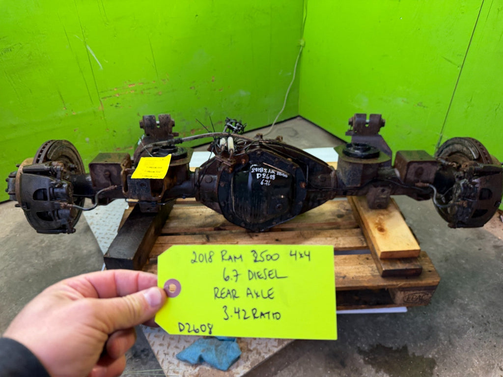 14-18 RAM 2500 3500 6.7 CUMMINS DIESEL SRW REAR DIFFERENTIAL AXLE 3.42