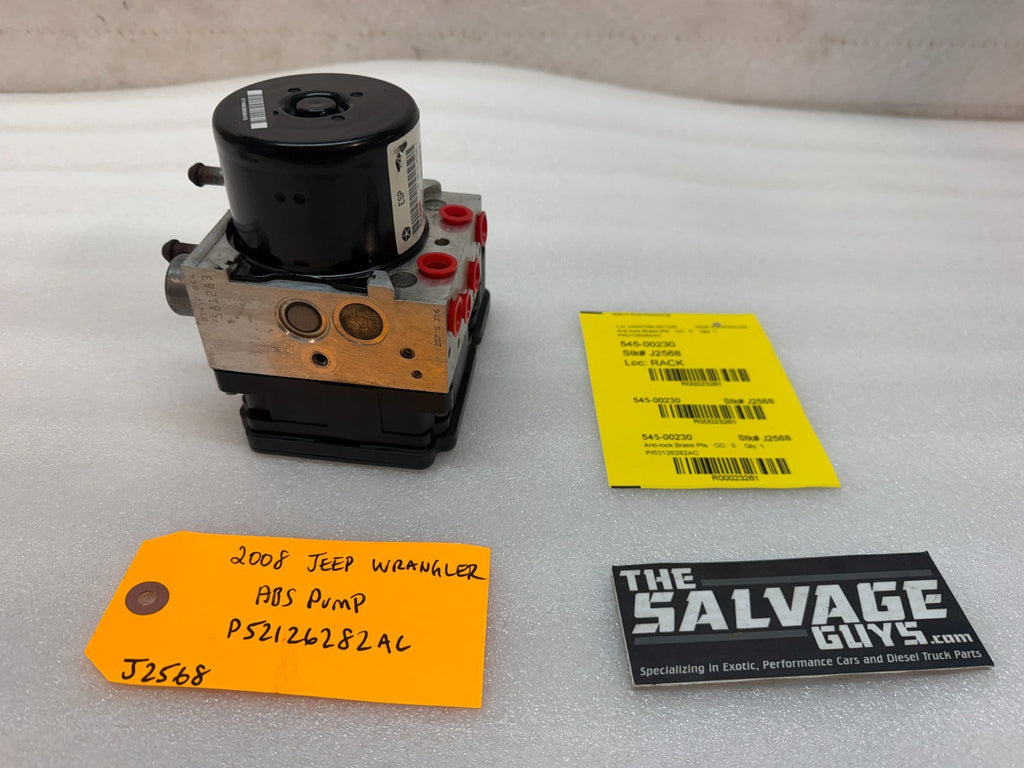 08 JEEP WRANGLER JK JKU OEM ABS ANTI LOCK BRAKE PUMP MODULE P52126282AC