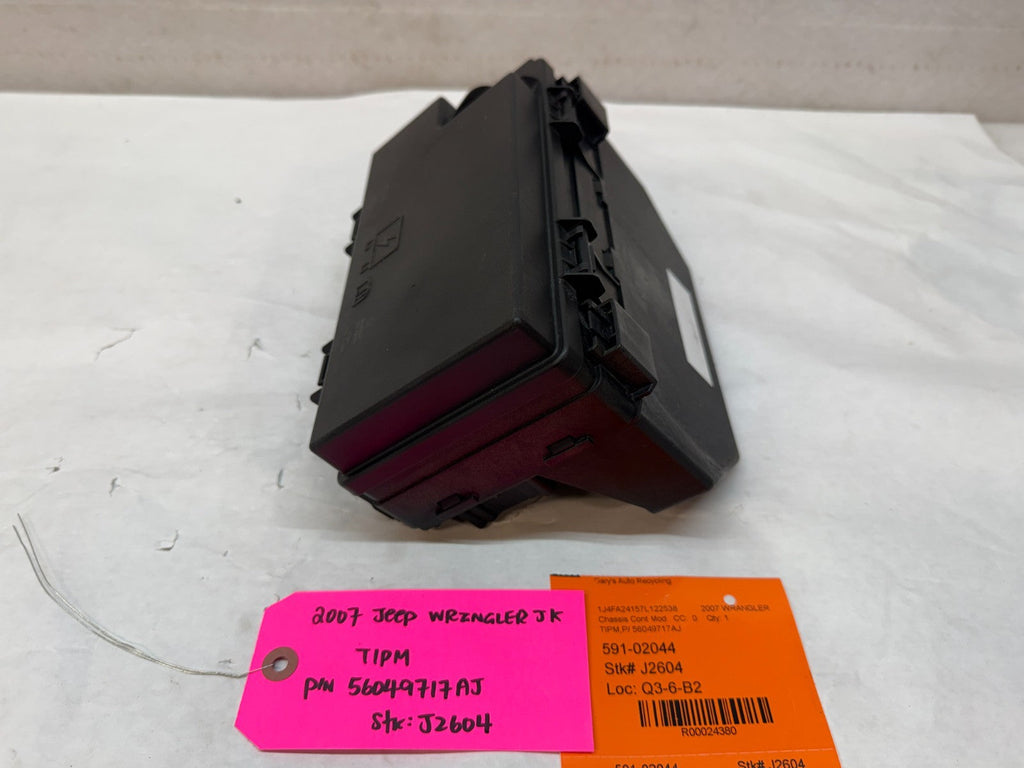07 JEEP WRANGLER JK TIPM INTEGRATED MODULE FUSE BOX P56049717AJ