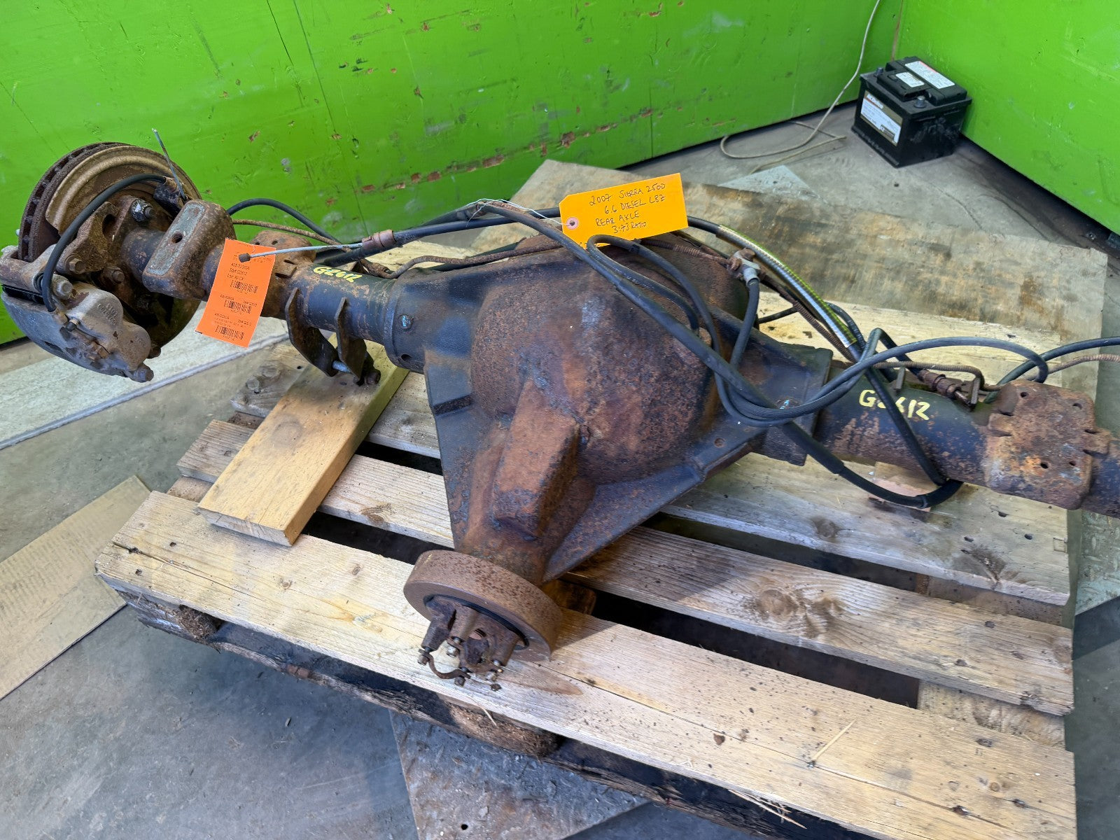 01-07 GMC SIERRA SILVERADO 2500HD 3500HD SRW REAR DIFFERENTIAL AXLE GT4 G80