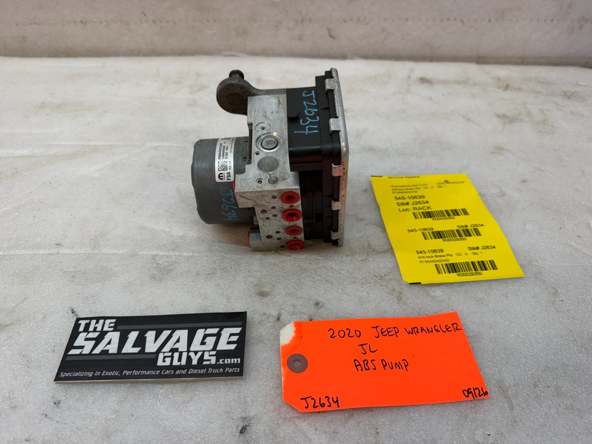 20 JEEP WRANGLER JL JT 3.6 ABS BRAKE PUMP MODULE P68443423AD 18-23