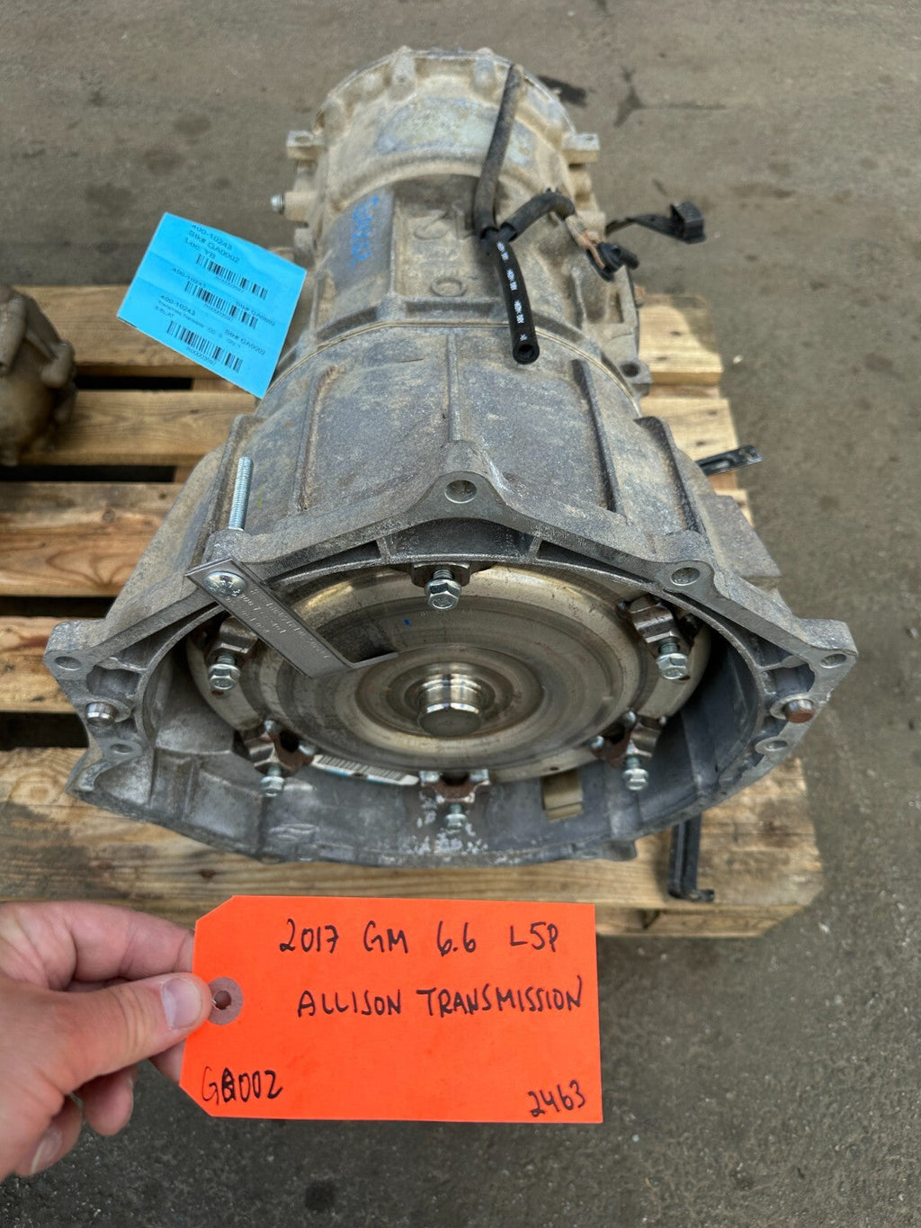 17 CHEVROLET GMC 3500 2500 6.6 L5P ALLISON AUTOMATIC TRANSMISSION 17-19