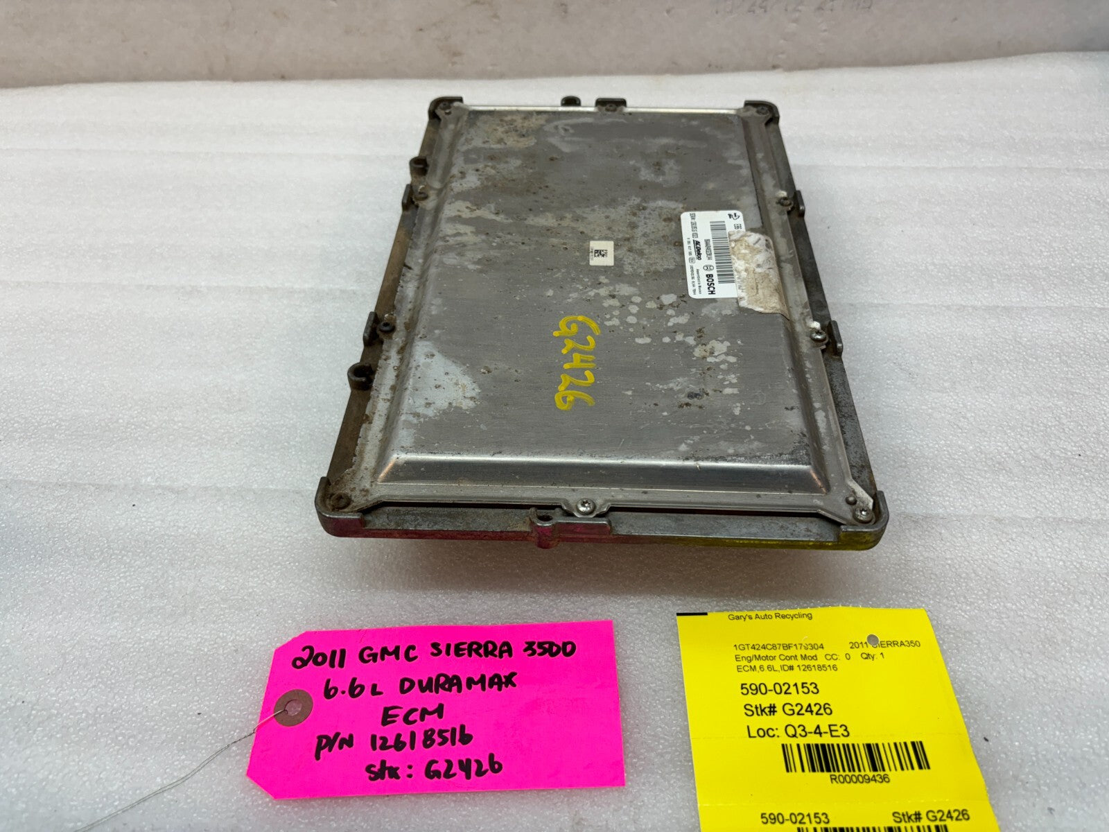 11-14 Chevrolet GMC 2500HD DURAMAX 6.6 LML OEM ENGINE COMPUTER ECU ECM 12618516