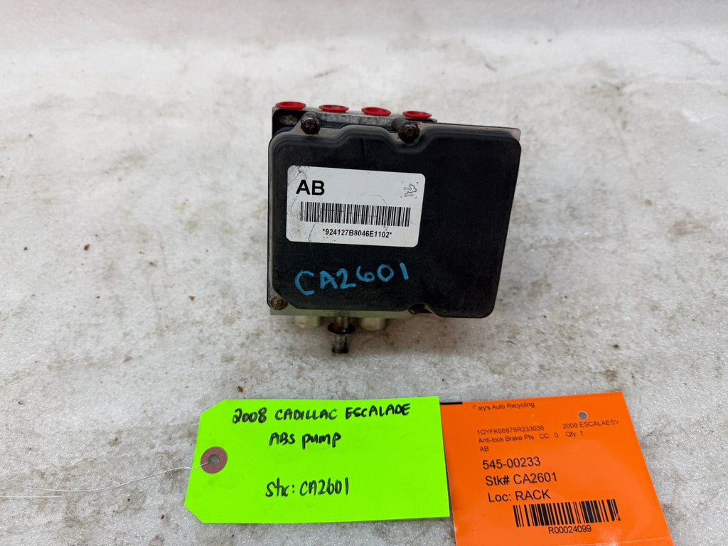 08 CADILLAC ESCALADE YUKON TAHOE ABS ANTI LOCK BRAKE PUMP  MODULE