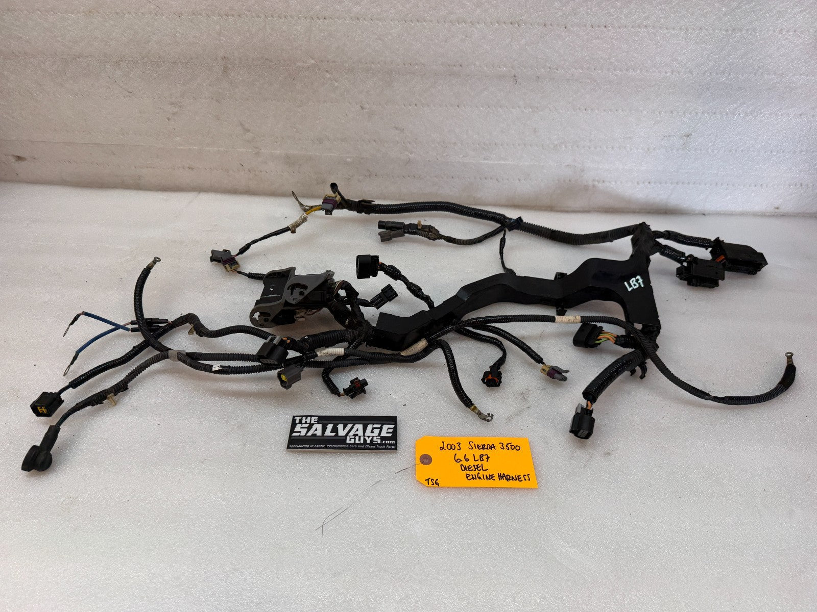 03 04 Chevrolet GMC 2500 3500 DURAMAX LB7 6.6 ON ENGINE WIRING HARNESS LOOM