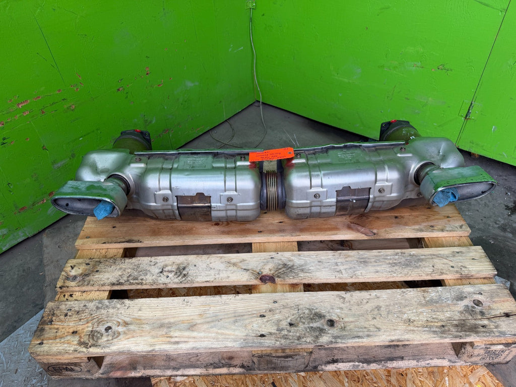 07 08 09 PORSCHE 997TT 997 TURBO 3.6 REAR MUFFLER EXHAUST 99711315100 13K!