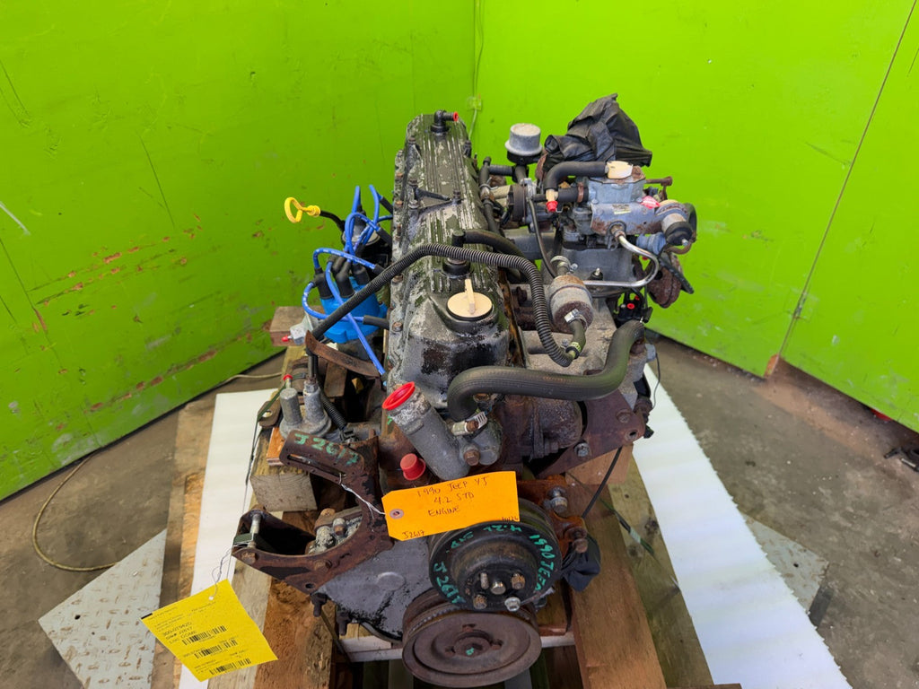 87-90 JEEP WRANGLER YJ 4.2 COMPLETE ENGINE MOTOR ASSEMBLY