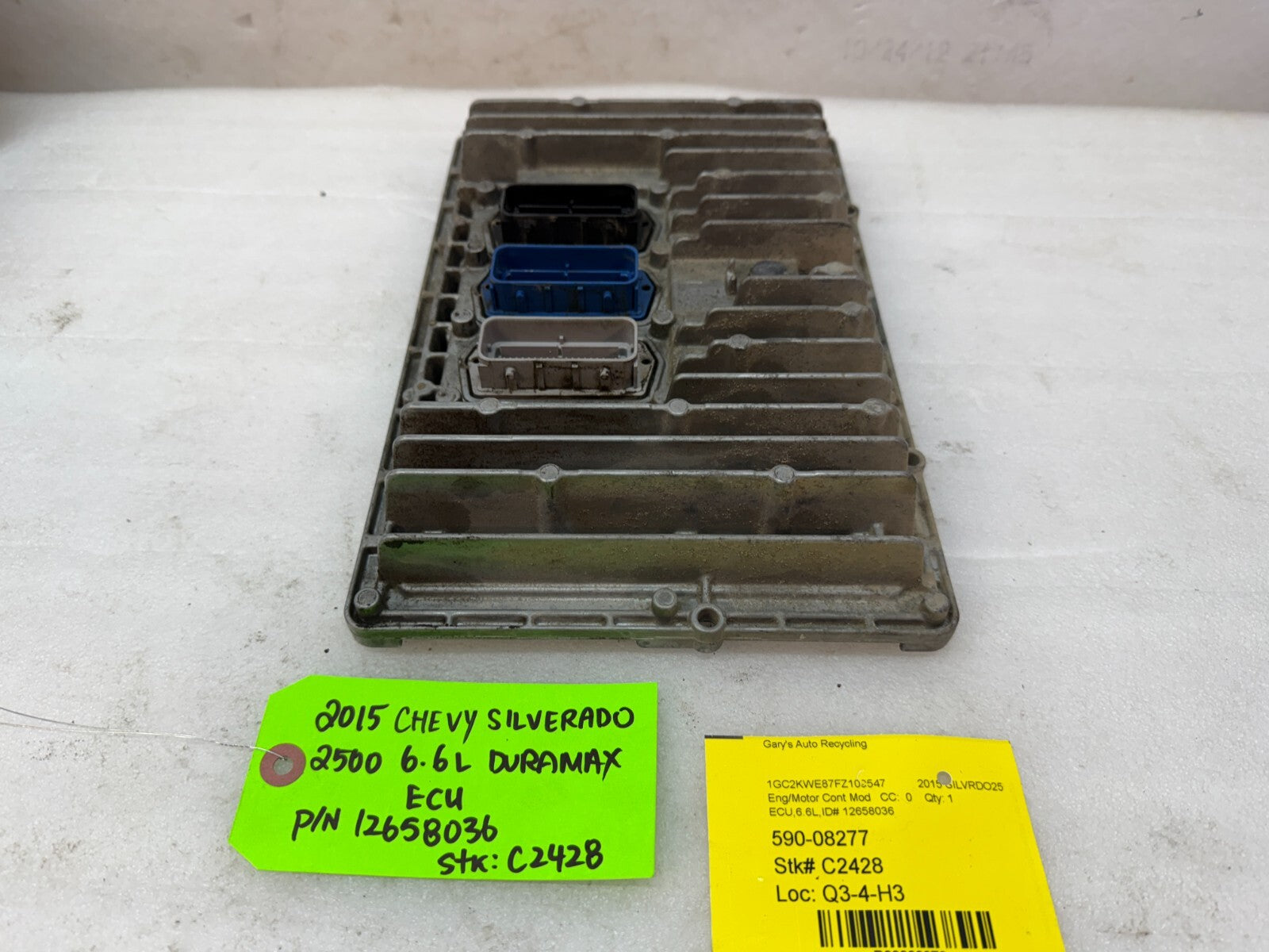 15 16 Chevrolet GMC 2500HD DURAMAX 6.6 LML OEM ENGINE COMPUTER ECU ECM 12658036