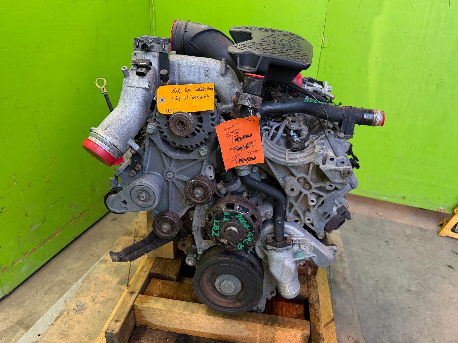 06 07 CHEVROLET GMC 2500 3500 6.6 LBZ DURAMAX DIESEL ENGINE MOTOR NO CORE!!