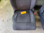07-18 JEEP WRANGLER JK  2 DR OEM FRONT REAR COMPLETE SEATS SET DARK GREY GRAY