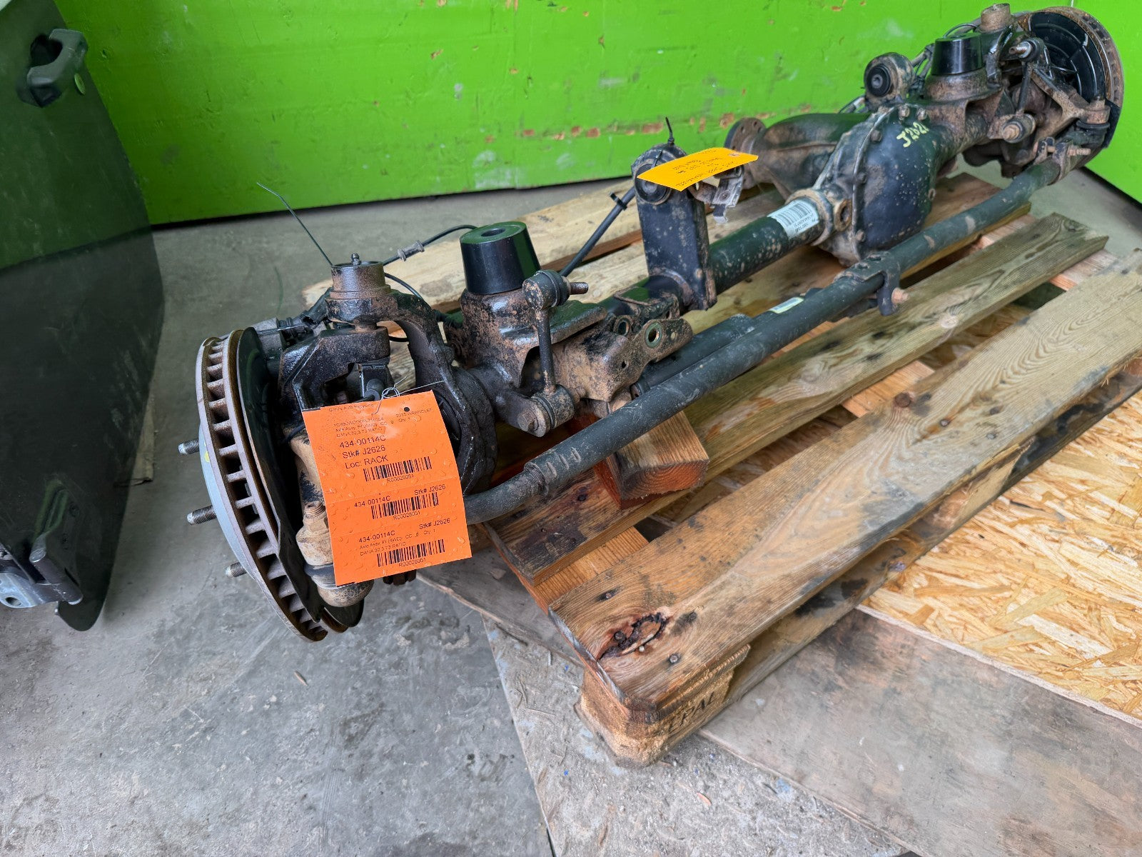 15 JEEP WRANGLER JK DANA 30 FRONT DIFFERENTIAL AXLE 3.73 07-18 P68081846AE