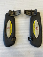 05 PORSCHE 996TT TURBO CABRIOLET LEFT RIGHT SUNVISORS BLACK 99-05 30K!!