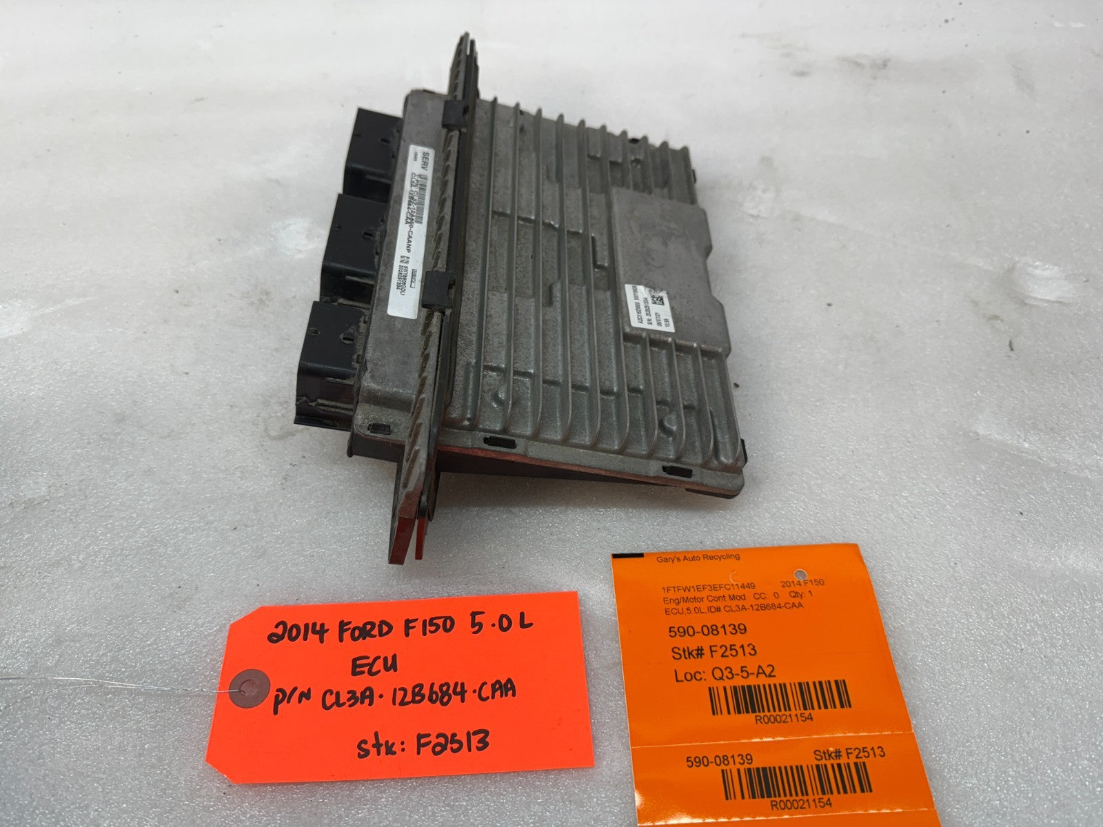 13 14 FORD F150 5.0 V8 ENGINE COMPUTER ECU ECU EL3T-19C107-BC