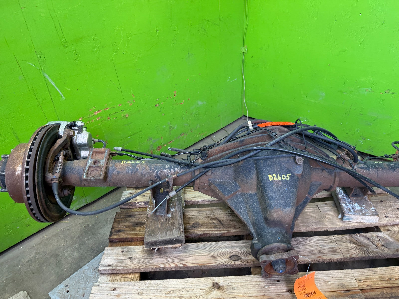 12 DODGE RAM 2500 3500 SINGLE REAR WHEEL SRW REAR DIFFERENTIAL AXLE 3.73