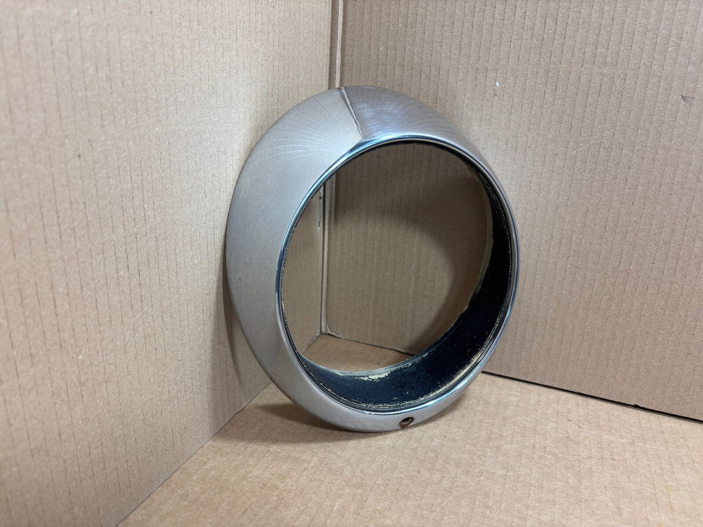 PORSCHE 911 912 930 OEM HEADLIGHT TRIM RING BEZEL SUGAR SCOOP