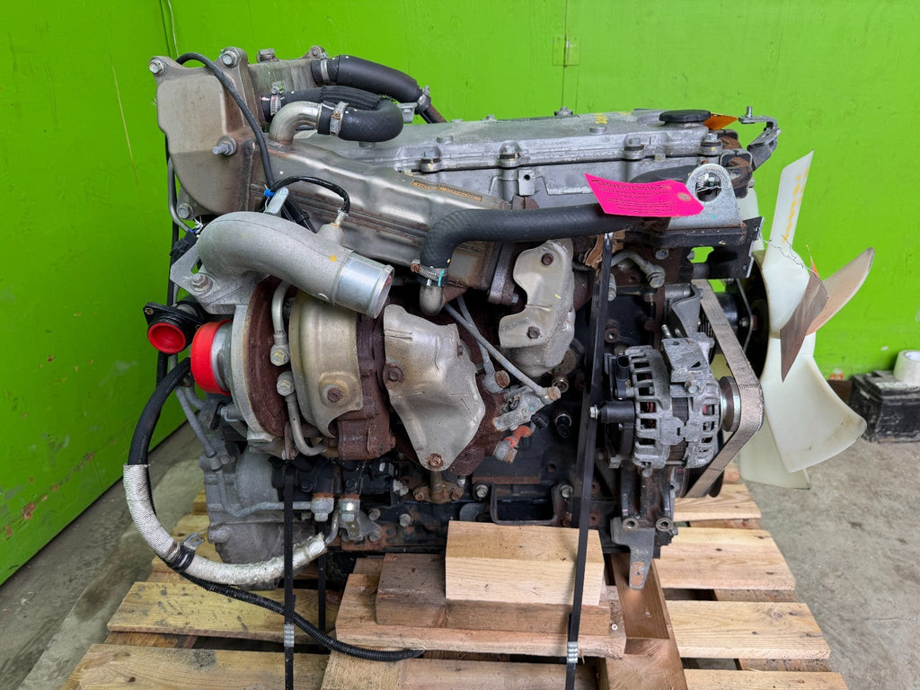 18 ISUZU NRR NPR NQR 5.2 COMPLETE ENGINE ASSEMBLY 4HK1TC 68k!!