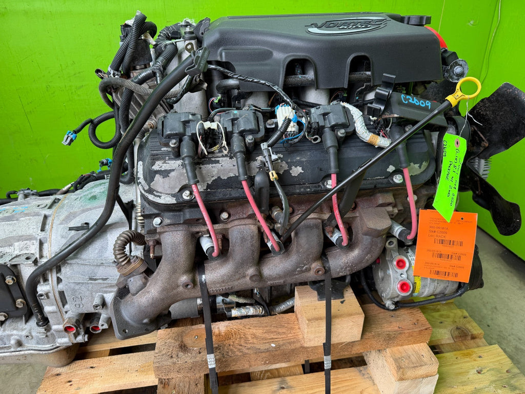 01-03 CHEVROLET GMC 8.1 VORTEC ALLISON 2WD ENGINE TRANSMISSION COMPLETE SWAP