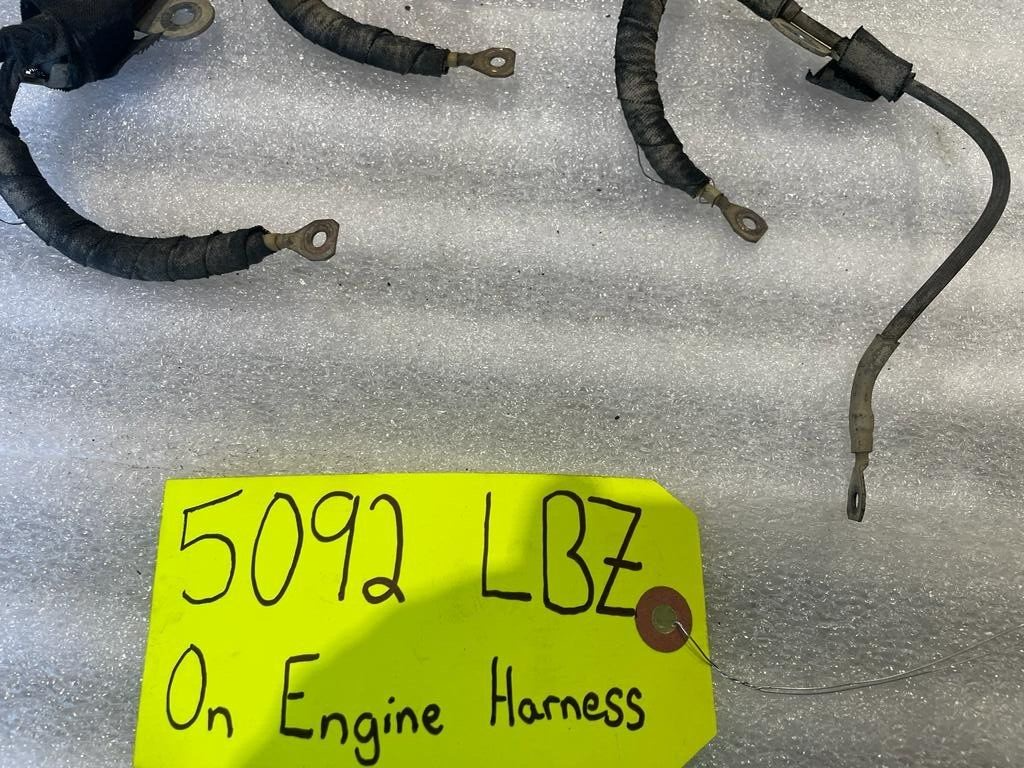 06 07 GMC CHEVROLET 2500HD DURAMAX 6.6 LBZ ENGINE MOTOR WIRING HARNESS LOOM