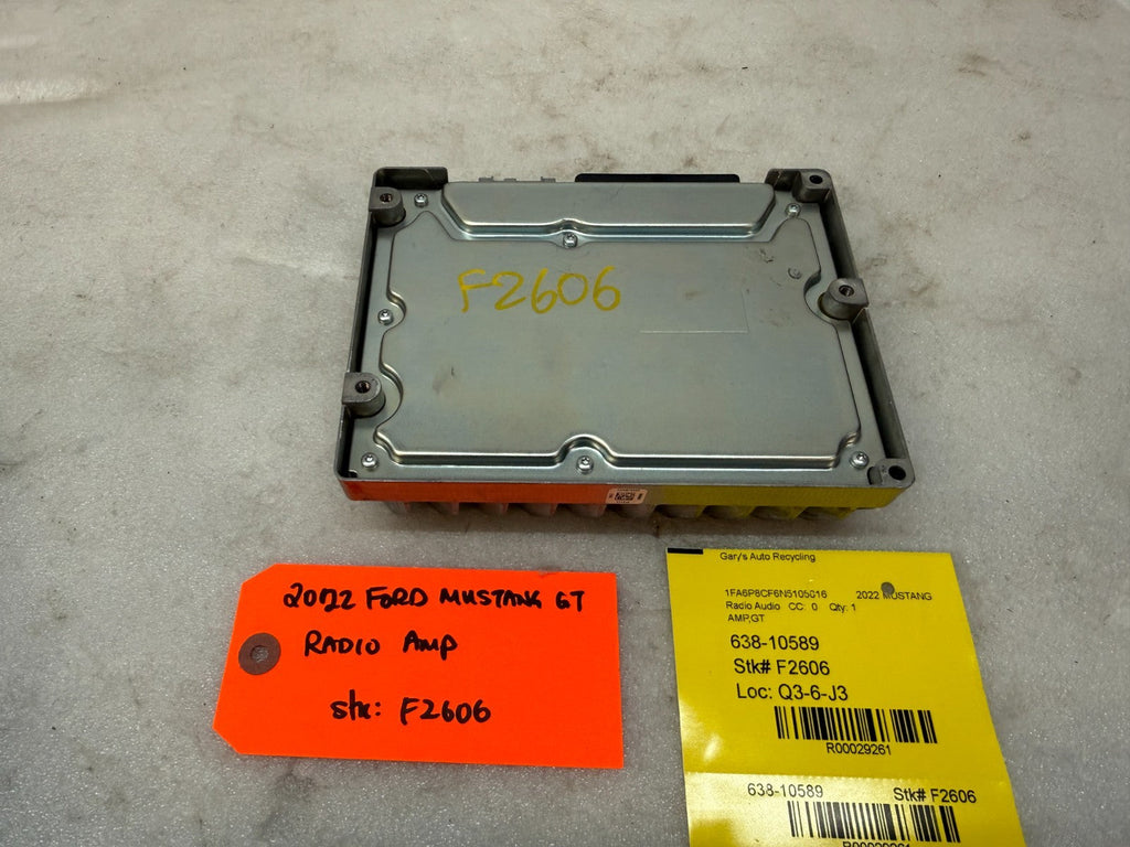 22 FORD MUSTANG GT OEM STEREO RADIO AMP AMPLIFIER 18-23