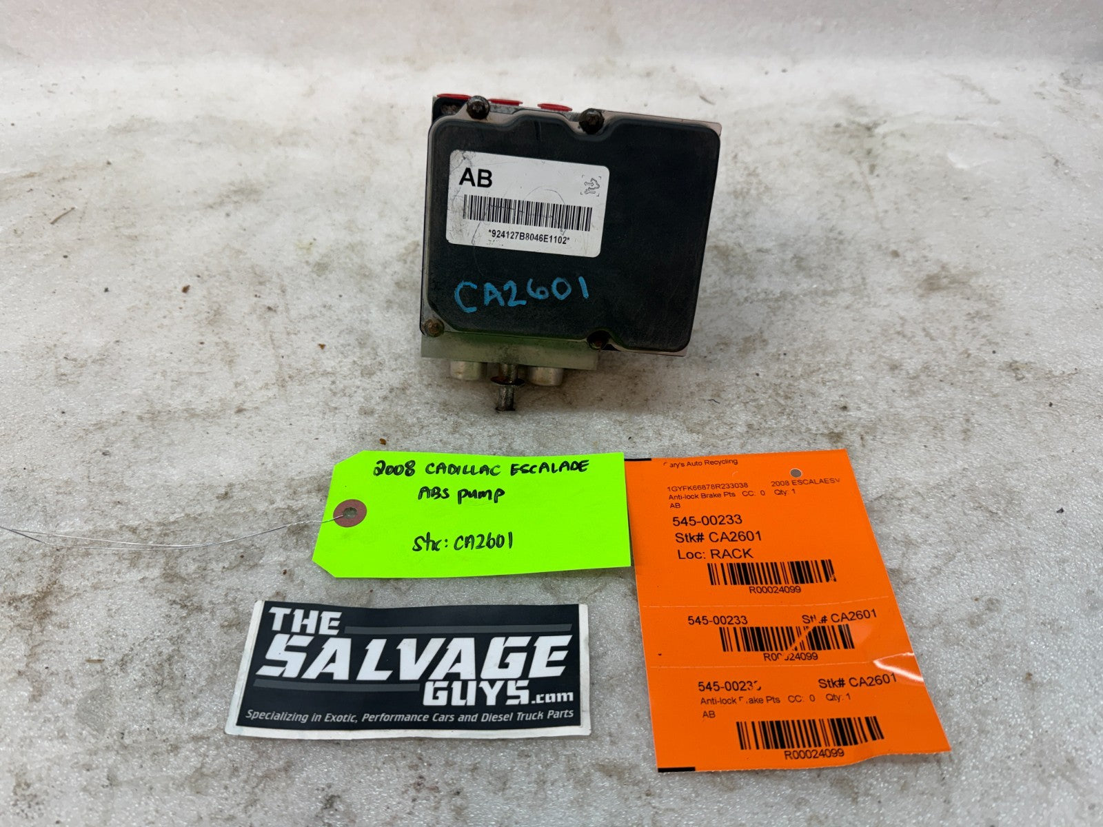 08 CADILLAC ESCALADE YUKON TAHOE ABS ANTI LOCK BRAKE PUMP  MODULE